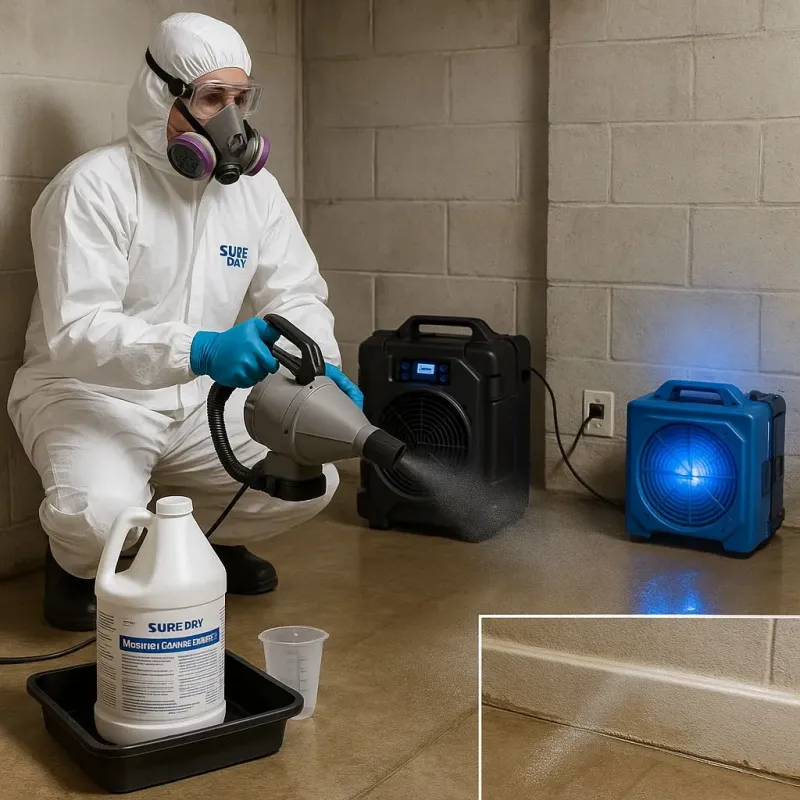 Sanitization and Odor Removal process in Ballville, OH