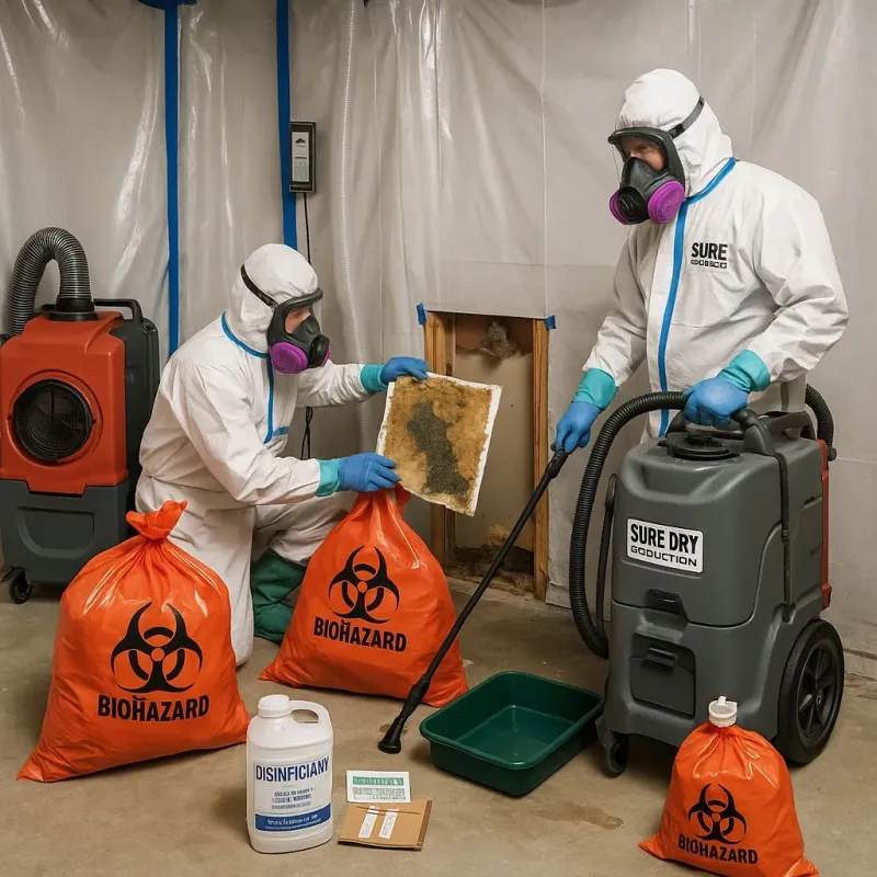 Contaminated Water Handling Protocols process in Ballville, OH